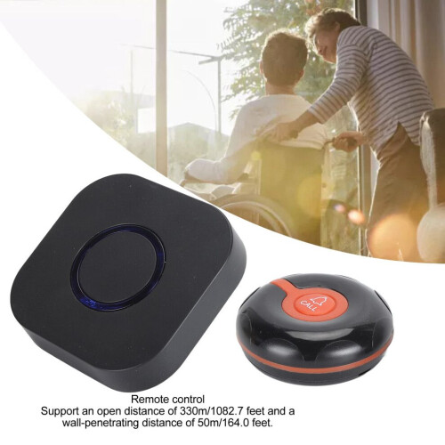 Wireless Caregiver Pager System 433MHz 330m Range UK Plug 2