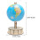 Globe En Bois Fait Main Éducatif Pour Bureau À 3
