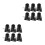 12 Pcs Plastic Craft Movement Fitting For Diy Clay Projects 11
