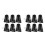 12 Pcs Plastic Craft Movement Fitting For Diy Clay Projects 9