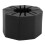Silicone Cap Stand Roll Up Storage Holder 34x7cm Black 3