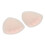 Silicone Triangle Bust Pad Groove Push-Up Insert White Skin S 1