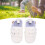 Baskets bébé en cuir PU, respirantes, blanches, taille 3 1