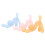 3pcs Silicone Baby Teether Set — Cute Cat Shape, Safe Infant Chewing Relief 2