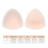 Silicone Triangle Bust Pad Groove Push-Up Insert White Skin S 2