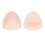 Silicone Triangle Bust Pad Groove Push-Up Insert White Skin S 3