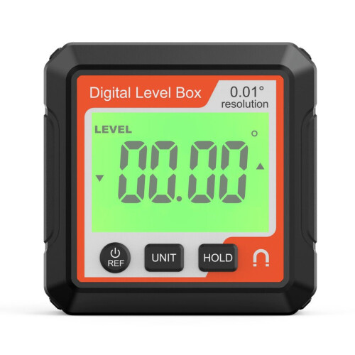 JD10 digitale hoekmeter/inclinometer, 4x90, rood/zwart/wit