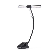Faltbare Notenleuchte mit 51 LEDs, 4 Farbtemperaturen, 12 Helligkeitsstufen, wiederaufladbar, 32 x 16