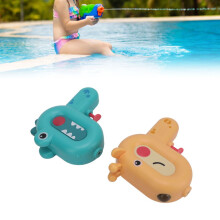 Kinderspeelgoed met waterspuitjes, 2 stuks, van plastic, voor plezier in het zwembad en op het strand.