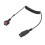 Durable 1.2m PVC Coiled Barcode Scanner Cable for WT41NO & HS2100 1