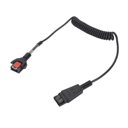 Durable 1.2m PVC Coiled Barcode Scanner Cable for WT41NO & HS2100