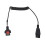 Durable 1.2m PVC Coiled Barcode Scanner Cable for WT41NO & HS2100 3