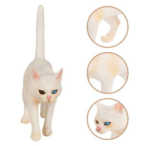 Simulation Animal Toy Cute Cat Model Educational Ornament Statue 2