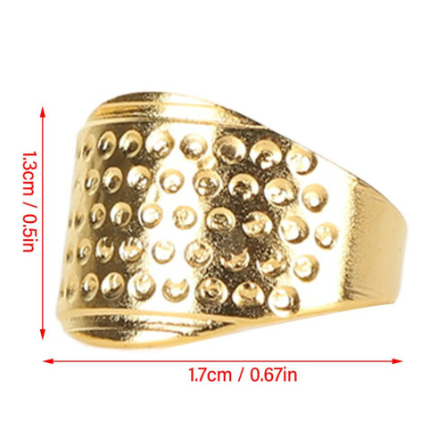 Set of 100 Metal Sewing Thimbles Adjustable Size Rust Proof Finger Shields 1