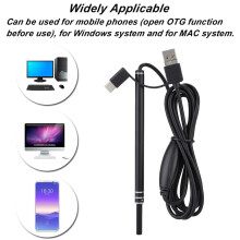 3-in-1 Mini Visual Ear Spoon USB HD Endoscope Camera Ear Cleaning Otoscope 5.5mm