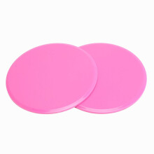 2pcs Pink Core Sliders for Full Body Workout, 17.8cm Compact Gliding Discs