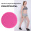 2pcs Pink Core Sliders for Full Body Workout, 17.8cm Compact Gliding Discs 4