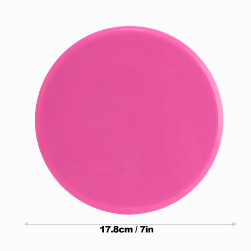 2pcs Pink Core Sliders for Full Body Workout, 17.8cm Compact Gliding Discs 1