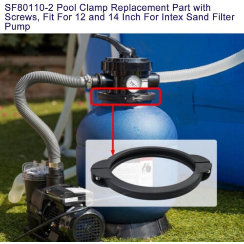 Sand Filter Pump Replacement Part Compatible With Most Models Durable ABS Plastic Construction Standard Size 2