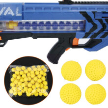 Packung mit 100 gelben, weichen EVA-Rundkugeln für Rival Spielzeugpistolen, 6 mm Nachfüllmunition