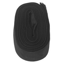 Hitzebeständige Nylon-Schweißpistolenhülle 4 cm x 7,5 m, schwarze Schutzhülle