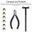 Archery Bow String Adjustment Tool Set for Recurve & Compound Bows 2