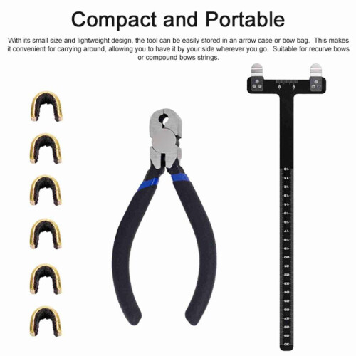 Archery Bow String Adjustment Tool Set for Recurve & Compound Bows 1