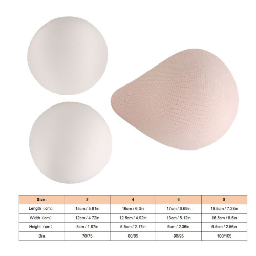 Spiral Ventilation Transgender Prosthetic Breast Insert 8 Right 1