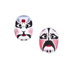 2 Handgemachte Pulp Maske Mit Peking- -Muster