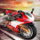 1:14 Scale Alloy Plastic Pull Back Toy Motorcycle with Sound Light Red 4