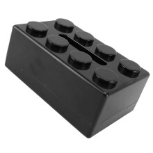Spring Loaded Black Tissue Holder Box - Desktop & Wall Mounted Design