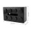 Spring Loaded Black Tissue Holder Box - Desktop & Wall Mounted Design 2