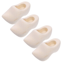 10 Paar Poppenhuis Mini Klompen 3 Cm