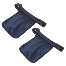 2 Stück wasserdichte Oxford-Gürteltaschen für Krankenschwestern, blau, 25 x 18 cm