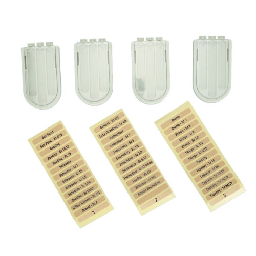 3 Compartments Sewing Needles Storage Box Plastic
