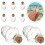 10 Stuks Mini Glazen Wensflessen 7