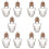 10 Stuks Mini Glazen Wensflessen 4
