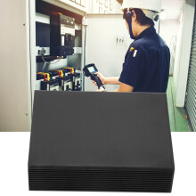 Schwarzes Aluminiumgehäuse für Elektronikprojekte, 27 x 82 x 100 mm