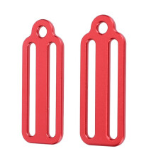 Schiebeschnallen aus Aluminiumlegierung für einfache Verstellung, Rot