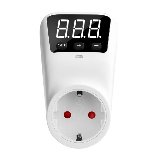 HLP02 Digital Surge Protector Outlet 230V 16A with LCD Display