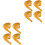 8 Pcs Fake Fried Duck Legs Model Decorations 5
