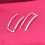 925 Einfache Bar Silberohrringe Sterling Crawler Cuff Champagnergold 9