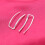 925 Einfache Bar Silberohrringe Sterling Crawler Cuff Champagnergold 5