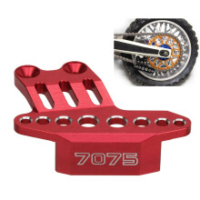 Plaque de protection de chaîne en alliage d'aluminium pour LOSI 1/4 Promoto MX rouge