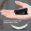 Compact Black LCD Step Counter, 99999 Steps, 26mm Thick 2