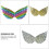 6 Kinderfeest Fee Vleugels Decoratie Feestaccessoires 10