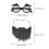 2 Sets Cosplay Valse Baard Bril Feestdecoratie 2