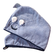Unisex babyhåndklæde med hætte til alle hårtyper, superabsorberende og hurtigttørrende håndklæde med sødt cosplay-dyredesign