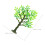 12Pcs Model Trees With Base For Train Set Diorama Dollhouse 3