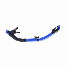 Trockenschnorchel für Erwachsene mit wasserdichtem Ventil, Silikonmundstück, 43 cm, in verschiedenen